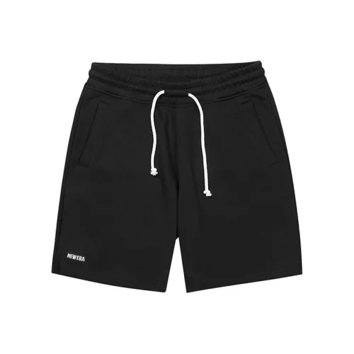 New Era Черные Унисекс Спортивные Шорты