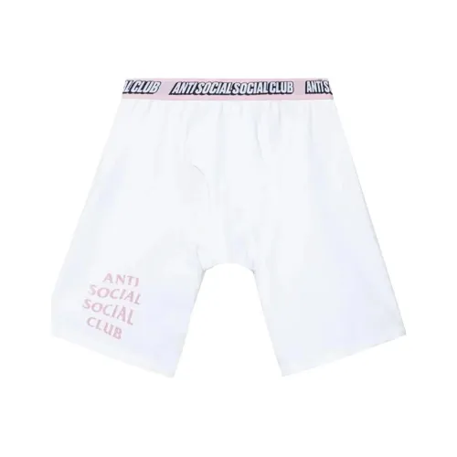 ANTI SOCIAL SOCIAL CLUB Белые Мужские Повседневные Шорты