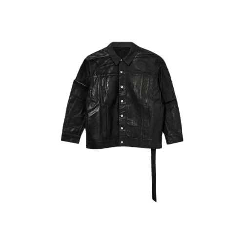 Rick Owens DRKSHDW Denim Jacket Men's Black