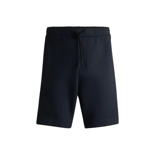 Hugo Boss Повседневные шорты Мужские Темно-синие