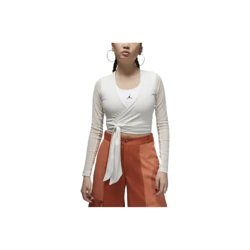 Джордан Phantom Серый Белый Женские Короткие Топы