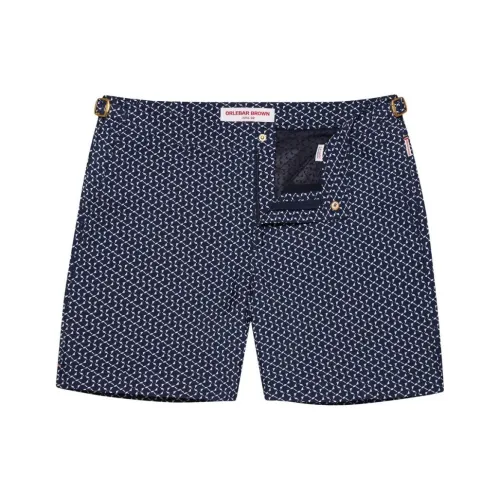 Orlebar Brown Пляжные шорты Мужские Морской синий