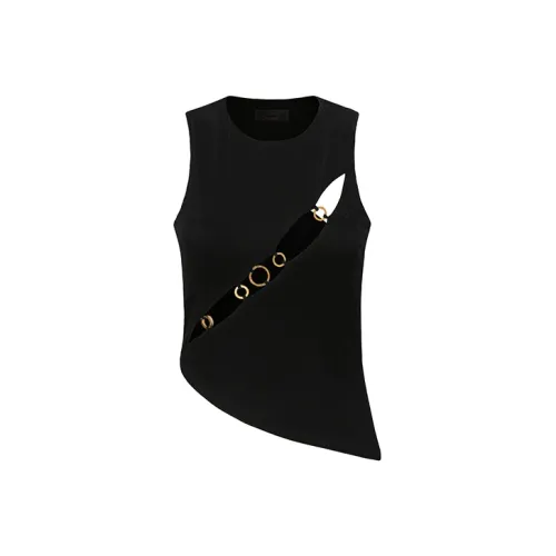 NANA JACQUELINE Черные Женские Майки