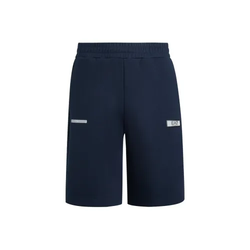 EMPORIO ARMANI EA7 SS24 Повседневные шорты Мужские Темно-синие