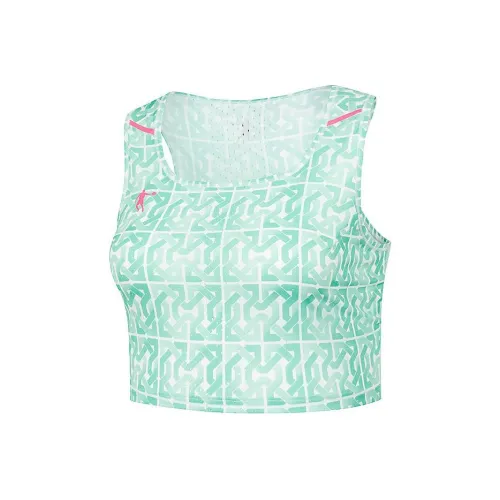 QIAODAN Flying Shadow PB4,0 Майка Женская MARS Зеленая С принтом