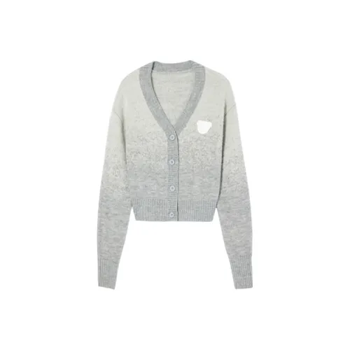 ITIB x CHILEISHEJISHI Свободный крой Свитер Женский Серый