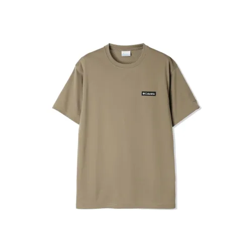 Columbia Озеро Arrowhead T Рубашка Мужская Коричневая