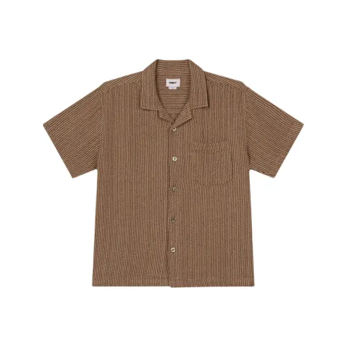 OBEY Мужские рубашки из льна