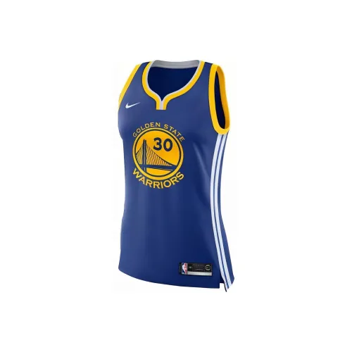 Nike Баскетбольная Джерси Golden State Warriors Curry Размер 30 Унисекс Синий