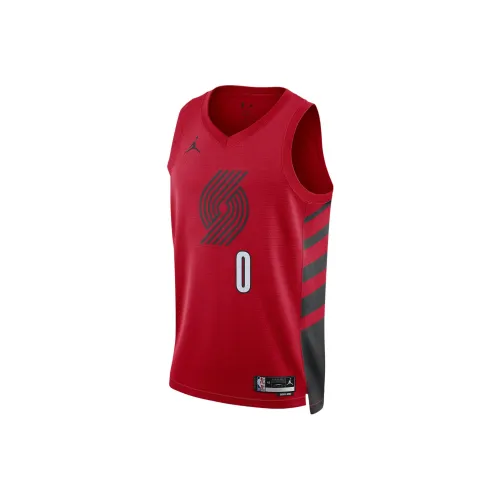 Джордан Красный Мужская баскетбольная футболка