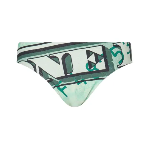 MOSCHINO Dollar с принтом мужские плавательные шорты зеленый