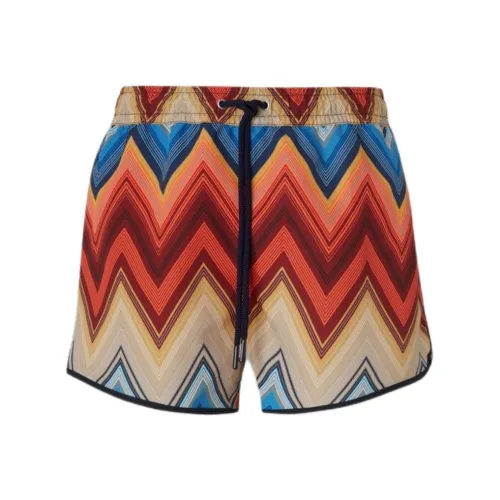 MISSONI SS25 Пляжные шорты Мужские Оранжевые