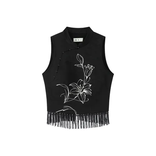 Luqingyi Майка Женская Черная