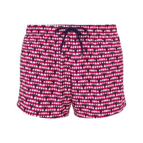 MOSCHINO FW24 Плавательные шорты Мужские Красные