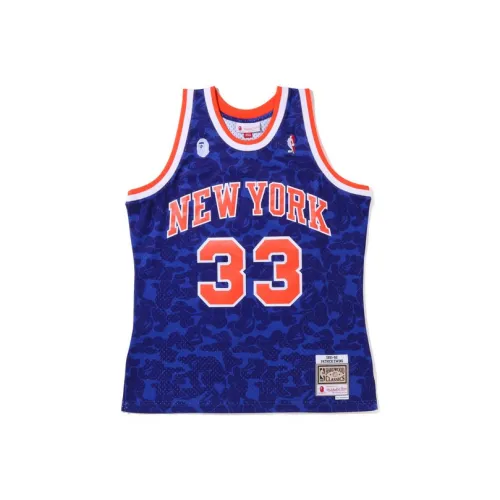 A BATHING APE X Mitchell Ness FW22 Баскетбольная Джерси Фанатская версия Мужская