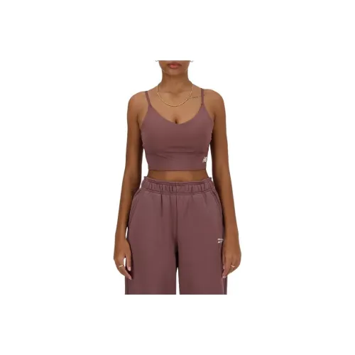 New Balance BRA TOP Майка Женская Фиолетовая