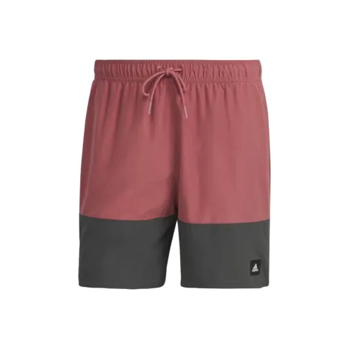 Adidas Colorblock Swim Shorts Short Length Swimwear Men's Pink