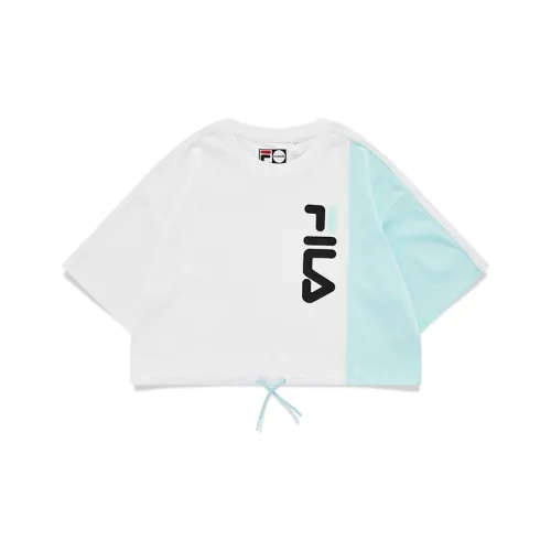 FILA FUSION Стандартный белый Женские короткие топы