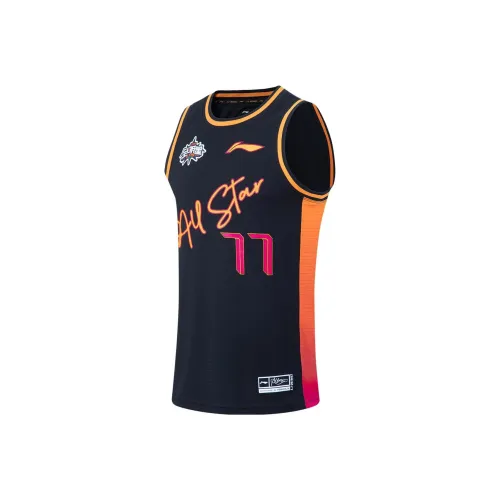 LINING CBA Collection Professional Basketball Collection Баскетбольная Джерси Мужская Черная