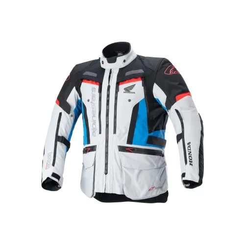ALPINESTARS Ледяно-серый/Синий/Ярко-красный Унисекс Гоночные костюмы / Мотоциклетные костюмы