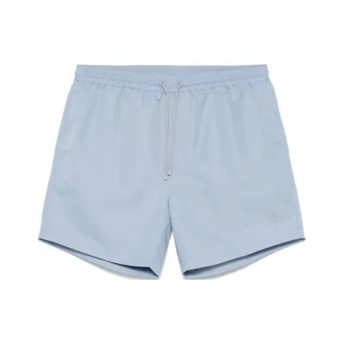 BRUNELLO CUCINELLI Пляжные шорты Мужские Синие