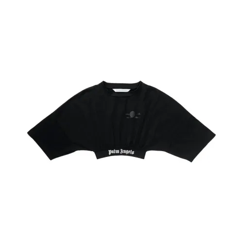 PALM ANGELS Черный Женские Короткие Топы