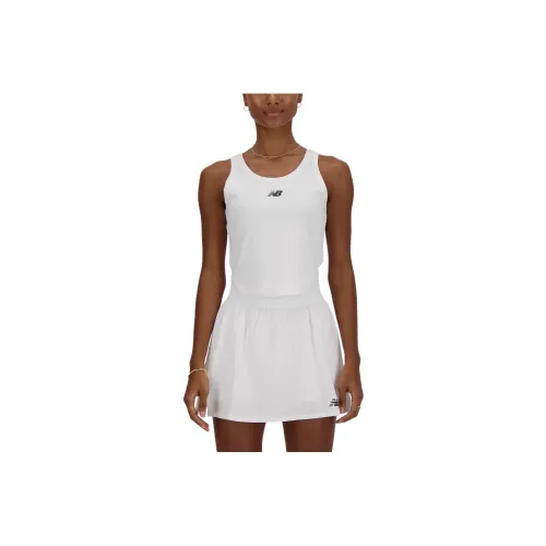 New Balance Cropped Tournament Топ Женская Белый