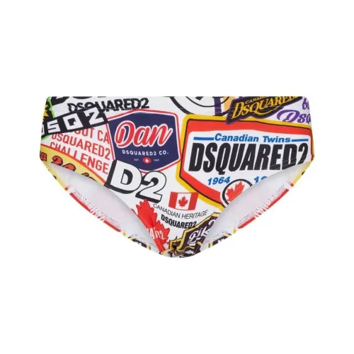 DSQUARED 2 SS24 Плавательные шорты Мужские Белые