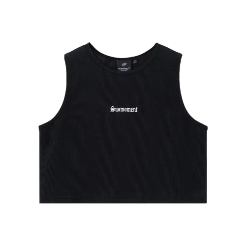 Suamoment Повседневный Cropped Без рукавов T-рубашка Женская