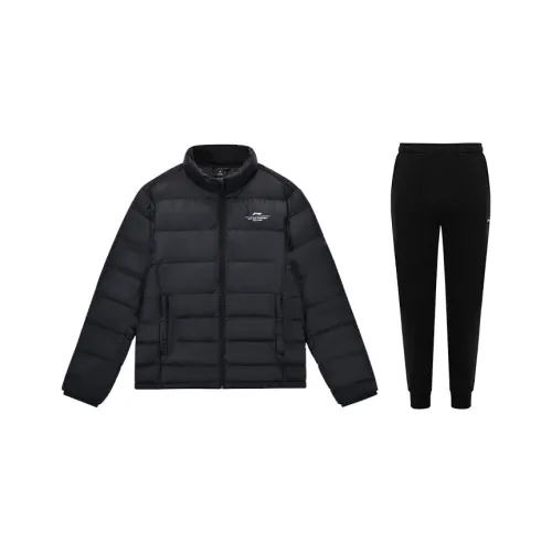 LINING Table Tennis Series Повседневная Спортивная Одежда Мужская Черный+Черный