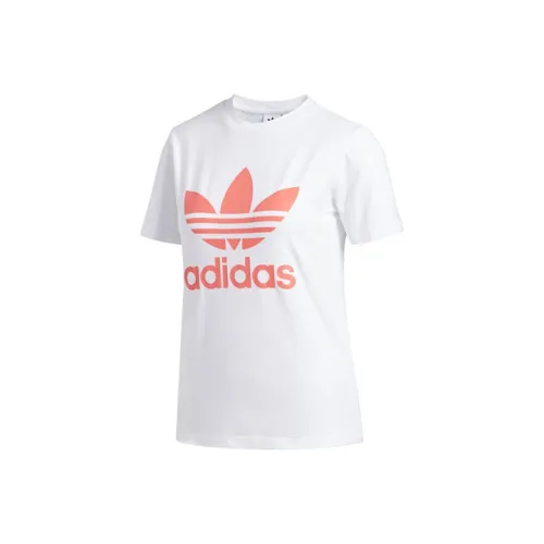 Adidas Originals Комплект с короткими рукавами T-рубашка Женская Белая