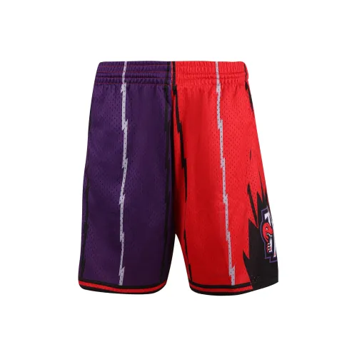 MITCHELL NESS Повседневные шорты Мужские Черные Красные