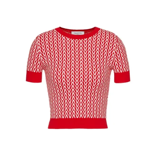 Valentino FW21 Свитер Женский Красный