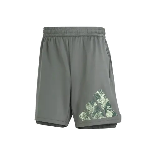 Adidas Workout Логотип KNIT Шорты Повседневные шорты Мужской Ivy