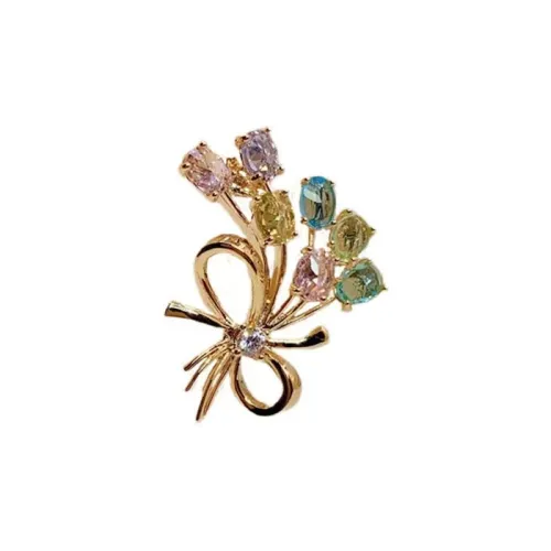 Кончик пальца Камни Сплав Броши Унисекс