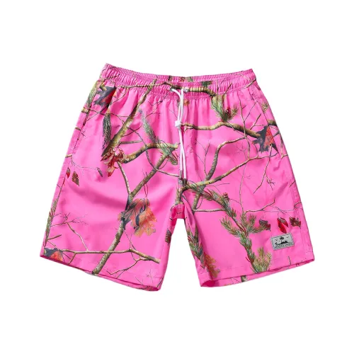 GAILANG Пляжные шорты Мужские Розовые Красные