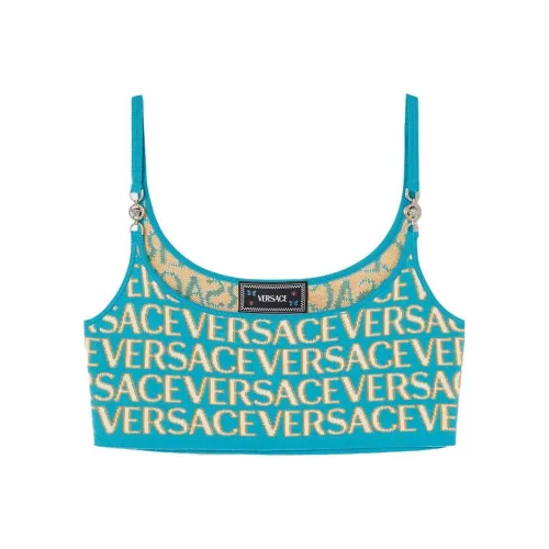 VERSACE Синие Женские Майки
