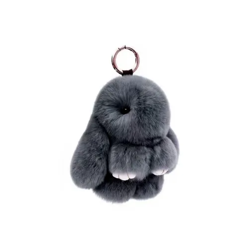 MORTEN SOLUM Милый кролик Плюшевый Кроличий мех Брелок для ключей Куклы Плюшевый Брелок 15 см Высота