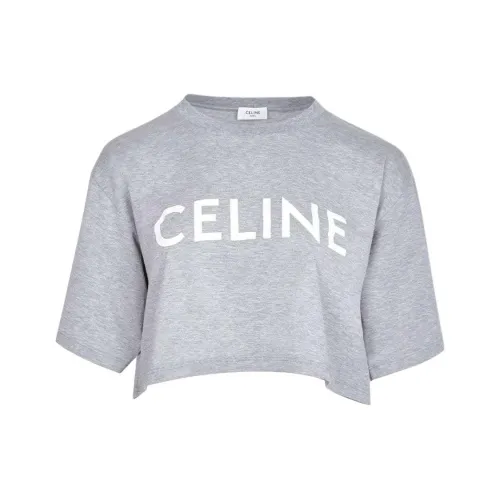 CELINE Серый Женские Короткие Топы