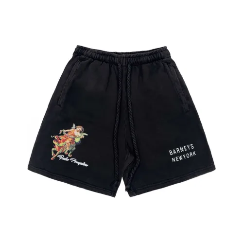 False Perception Промытый черный Унисекс Повседневные шорты