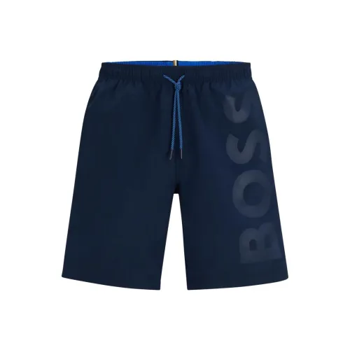 Hugo Boss Пляжные шорты Мужские Морской синий