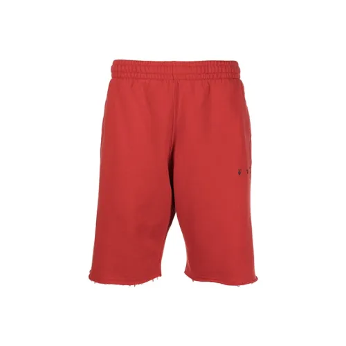 OFF Белый SS21 Красный Мужские спортивные шорты