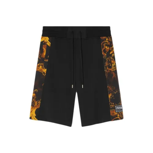 VERSACE JEANS COUTURE Повседневные шорты Мужские Черные