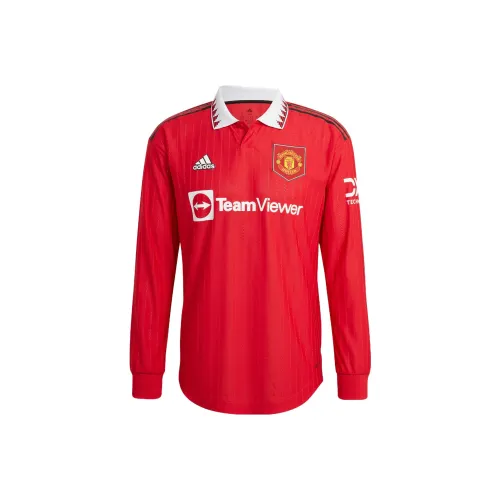Adidas MANCHESTER UNITED THEATRE OF DREAMS Red Men's Football Jersey Adidas MANCHESTER UNITED THEATRE OF DREAMS Красный Мужской Футбольный Джерси