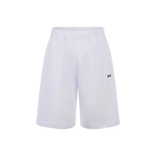 MSGM Белый Мужские спортивные шорты