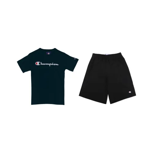 Champion Повседневная Спортивная Одежда Унисекс Темно-синий Черный