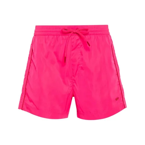 DIESEL SS24 Плавательные шорты Мужские Розовый Красный