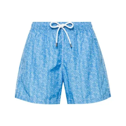 FEDELI Blue Мужские Пляжные Шорты