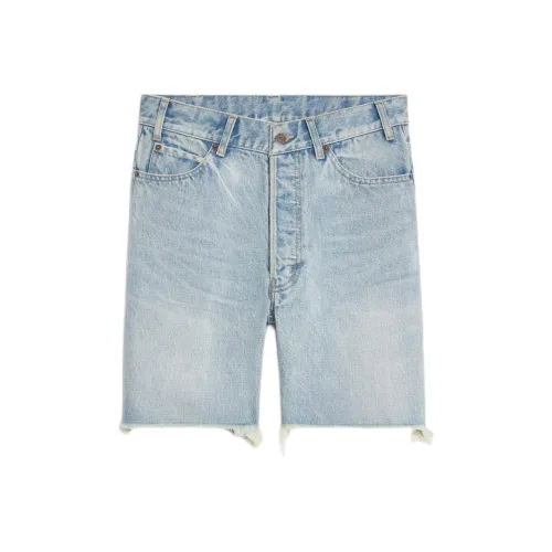 CELINE Джинсовые шорты Мужские Светло-синие