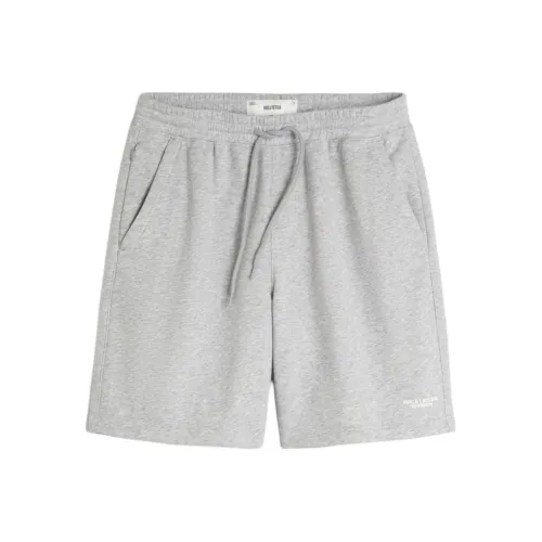 Hollister Повседневные шорты Мужские Серые